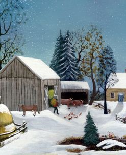 Winter In The Barnyard