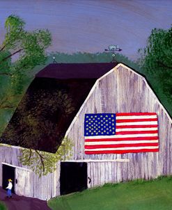 Barn with Flag 4