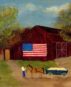 Barn with Flag 5 a