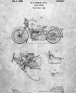 PP10- Harley Davidson Model JD Patent Poster
