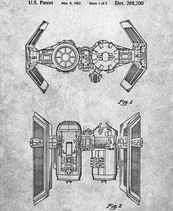 PP102- Star Wars TIE Bomber Patent Poster
