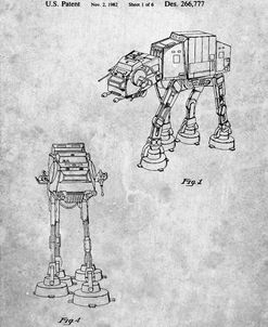 PP146- Star Wars AT-AT Imperial Walker Patent Poster