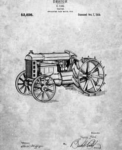 PP310- Fordson Tractor Patent Poster