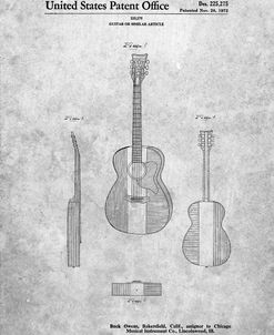 PP306- Buck Owens American Guitar Patent Poster