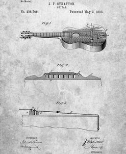 PP139- Stratton & Son Acoustic Guitar Patent Poster