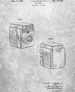 PP300- Kodak Brownie Bullseye 1954 Patent Poster