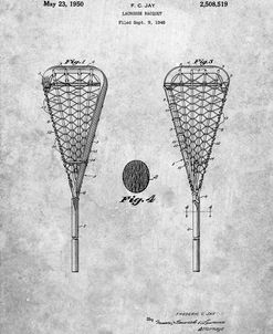 PP199- Lacrosse Stick 1948 Patent Poster