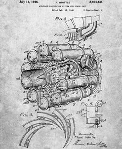 PP14- Jet Engine Patent Poster