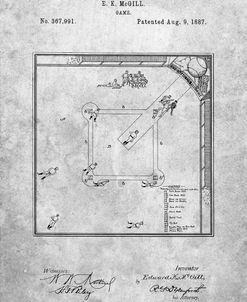 PP192- Our National Ball Game Patent Poster
