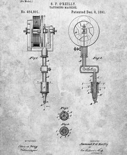 PP308- Smoking Pipe 1890 Patent Poster