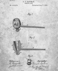 PP307- Smoking Pipe 1890 Patent Poster
