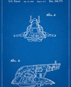 PP1-Blueprint Star Wars Slave One Patent Poster