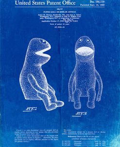 PP2-Faded Blueprint Wilkins Coffee Muppet Patent Poster