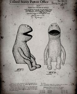 PP2-Faded Grey Wilkins Coffee Muppet Patent Poster