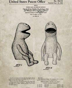 PP2-Sandstone Wilkins Coffee Muppet Patent Poster