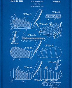PP4-Blueprint Golf Club Faces Patent Poster