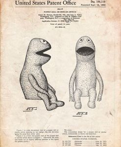 PP2-Vintage Parchment Wilkins Coffee Muppet Patent Poster