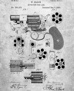 PP5-Slate Colt M1889 Revolver Poster