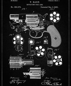 PP5-Vintage Black Colt M1889 Revolver Poster