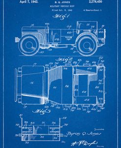 PP11-Blueprint Willy’s Jeep Patent Poster