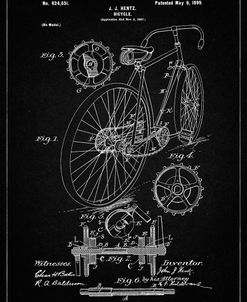 PP25-Vintage Black Eagle Quad Racing Bicycle Poster
