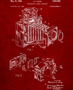 PP34-Burgundy 1966 Camera Accessory Poster