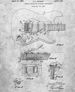 PP46-Slate Fender Guitar Tremolo Poster