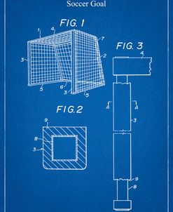 PP63-Blueprint Soccer Goal Patent Poster