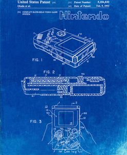PP70-Faded Blueprint Nintendo Game Boy Poster