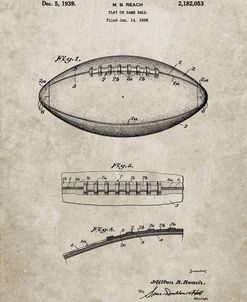 PP71-Sandstone Football Game Ball Patent