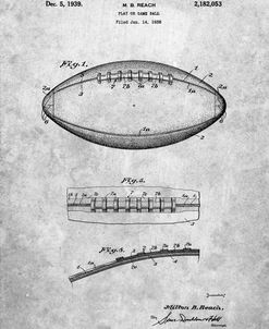 PP71-Slate Football Game Ball Patent