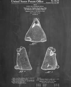PP75-Chalkboard Wilkins Coffee (Wontkins) Muppet Patent Poster