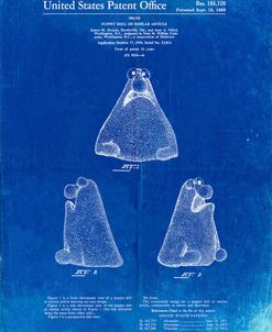 PP75-Faded Blueprint Wilkins Coffee (Wontkins) Muppet Patent Poster