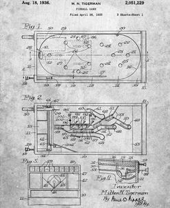 PP79-Slate Pin Ball Machine Patent Poster