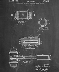 PP85-Chalkboard Gavel 1953 Patent Poster