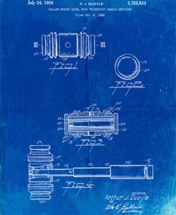 PP85-Faded Blueprint Gavel 1953 Patent Poster