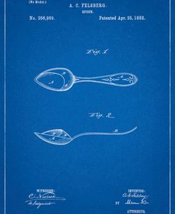PP236-Blueprint Training Spoon Patent Poster