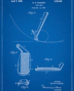 PP240-Blueprint Golf Wedge 1923 Patent Poster