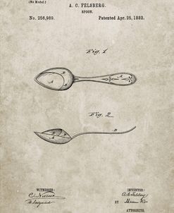 PP236-Sandstone Training Spoon Patent Poster