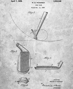 PP240-Slate Golf Wedge 1923 Patent Poster