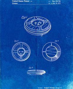 PP253-Faded Blueprint Simon Patent Poster