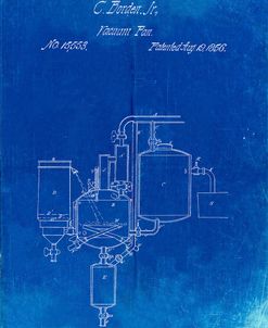 PP256-Faded Blueprint Pasteurized Milk Patent Poster