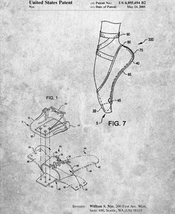 PP268-Slate Ballet Shoe Patent Poster
