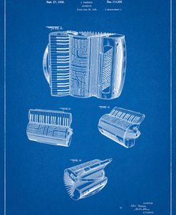 PP283-Blueprint Accordion Patent Poster