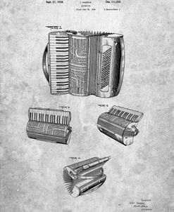 PP283-Slate Accordion Patent Poster