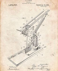 PP284-Vintage Parchment Clay Skeet Thrower