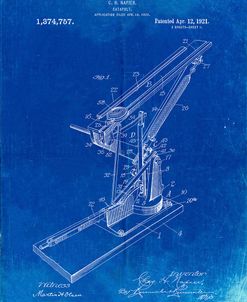 PP284-Faded Blueprint Clay Skeet Thrower