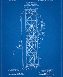 PP288-Blueprint Wright Brothers Flying Machine Patent Poster