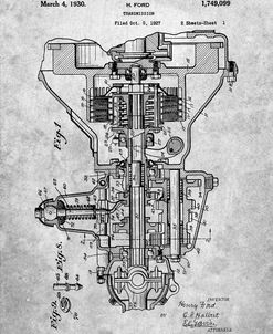 PP289-Slate Henry Ford Transmission Patent Poster