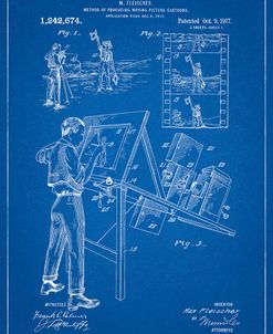PP293-Blueprint Cartoon Method Patent Poster